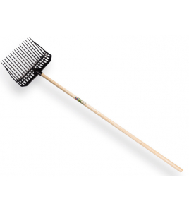 PAARDENSTALVORK KUNSTSTOF MET STEEL 150 CM.