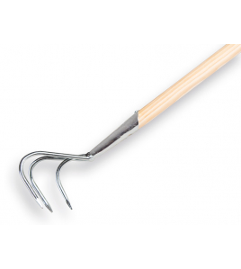 KRABBER 3 TANDS VERZINKT MET STEEL 150 X 2,8 CM.