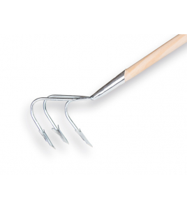 CULTIVATOR 3 TANDS VERZINKT MET STEEL 150 X 2,8 CM.