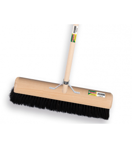 ZAALVEGER SOLIDE ZWART PAARDENHAAR 50 CM MET IKAPE STEEL 150 X 2,8 CM