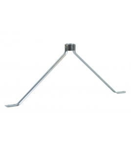 STEELHOUDER METAAL Ø 30MM HOOG 180 MM