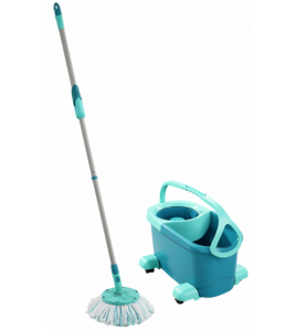 LEIFHEIT CLEAN TWIST DISC MOP ERGO-DWEIL COMPLEET SYSTEEM MET WIELTJES LEIFHEIT CLEAN TWIST DISC MOP ERGO-DWEIL COMPLEET SYSTEEM MET WIELTJES