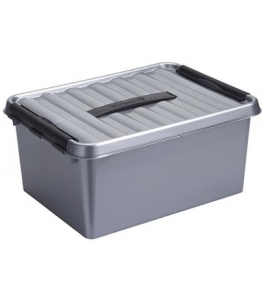 OPBERGBOX Q-LINE 15 LTR METAAL