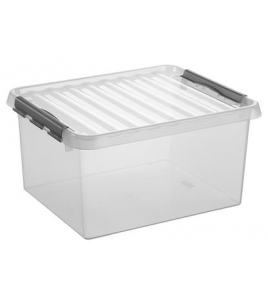 SUNWARE Q-LINE BOX 36LTR TRANSP.