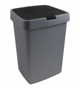 DELTA AFVALBAK 25L KLEP ZWART SUNWARE