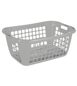 WASMAND 65 CM ZILVER