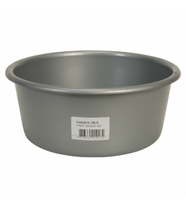 INZETBAKJE KUNSTSTOF, GRIJS 5L.