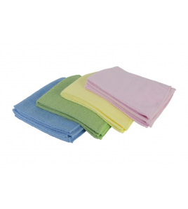 MICROVEZELDOEK GEBREID 240-GRAMS SET À 10 CA. 40X38CM ASSORTI KLEUR MICROVEZELDOEK GEBREID 240-GRAMS SET À 10 CA. 40X38CM ASSORTI KLEUR