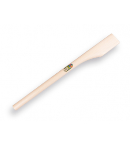 BIJLSTEEL ATLAS 90 CM. RECHT VOOR ZWARE GESMEDE BIJL, KOP 95 X 30 MM.