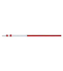 TELESCOOPSTEEL 1840 - 4560 MM, ROOD/GRIJS TELESCOOPSTEEL 1840 - 4560 MM, ROOD/GRIJS