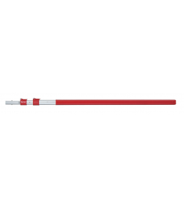 TELESCOOPSTEEL 1410 - 3290 MM, ROOD/GRIJS TELESCOOPSTEEL 1410 - 3290 MM, ROOD/GRIJS