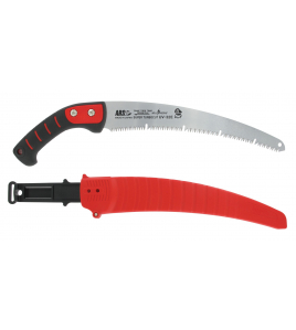 SNOEIZAAG 320 MM + HOLSTER, ZWART/ROOD