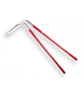 GRASKANTSCHAAR FREUND 1 GESMEED, VERTICAAL SNIJDEND MET HOUTEN GREPEN.