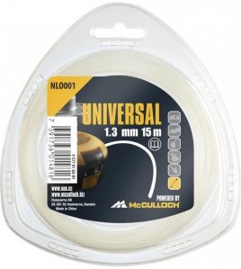 NYLON DRAAD 1.3MMX15M-R NLO 001