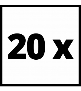 MESSEN - 20 STUKS - GESCHIKT VOOR GC-CT 18/24 LI P SOLO, GC-CT 18/24 L