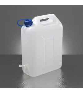JERRYCAN -MM- 10L VOOR WATER, MET KRAAN