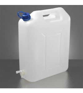 JERRYCAN -MM- 20L VOOR WATER, MET KRAAN