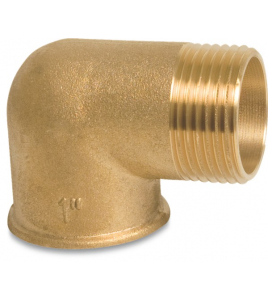 KNIE BI-BU 1&quot; 90GR. MESSING