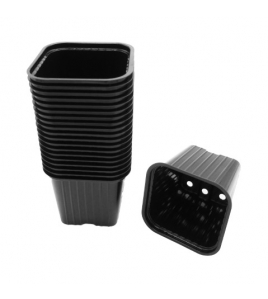 PLASTIC STEKPOTJES H9,5X9X9 CM 7 STUKS/SET