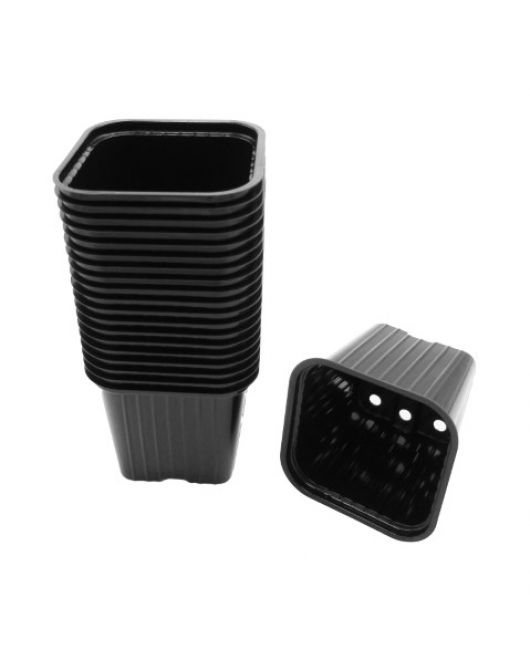 PLASTIC STEKPOTJES H9,5X9X9 CM 7 STUKS/SET