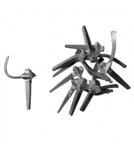 TAKKENGELEIDERS 10MM METAAL 10 / SET