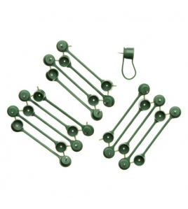 PLANTENKLEMMEN 15MM GROEN 15 / SET