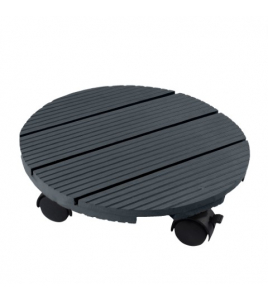 PLANTTROLLEY H7X30CM ANTRACIET WPC