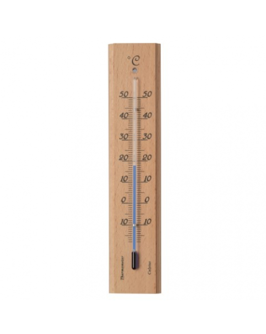 MUURTHERMOMETER HOUT 19X4X1 CM