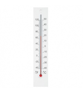 KELVIN 5 MUURTHERMOMETER 21X4X0,8CM PLEXIGLAS
