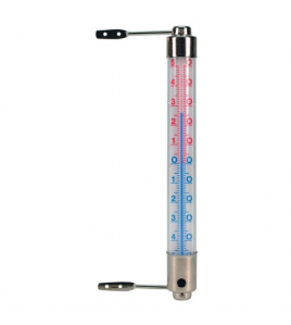KELVIN 3 KOZIJNTHERMOMETER 20X2,5X2,5CM METAAL