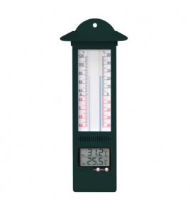 KELVIN 15 MIN-MAX THERMOMETER 24X9,5X2,5CM DIGITAAL KUNSTSTOF