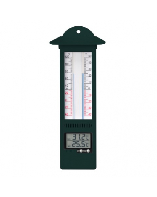 KELVIN 15 MIN-MAX THERMOMETER 24X9,5X2,5CM DIGITAAL KUNSTSTOF