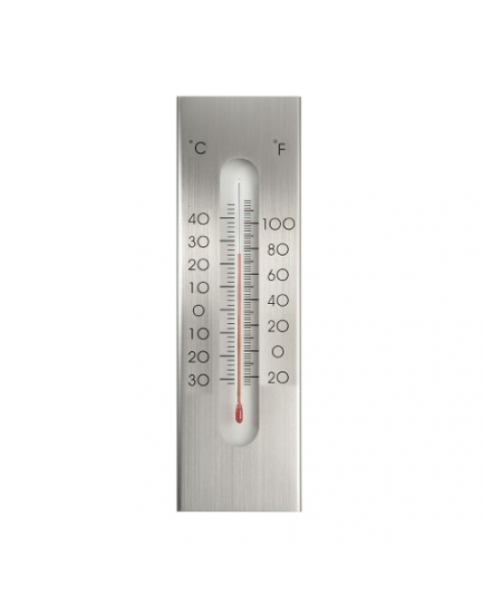 KELVIN 7 MUURTHERMOMETER 23X7X1CM ALUMINIUM