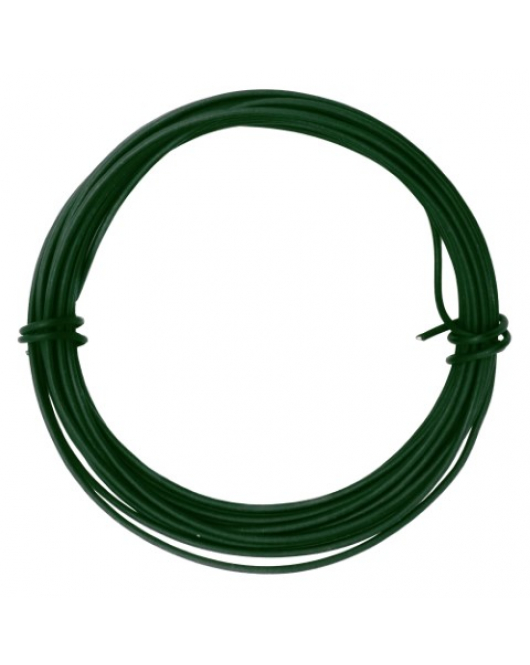 SPANDRAAD 15MT X 2MM GROEN GEPLASTIFIC.