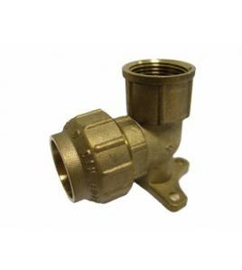 MUURPLAAT MESS. 1&quot; BI PE 32MM