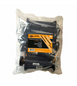 POORTGREEP N-HAAK ZWART (10) POORTGREEP N-HAAK ZWART (10)