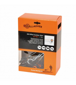 XDI AFSTANDSCHROEF-RINGISOLATOR HOUT GEBOGEN 18CM (10)