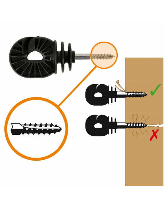 SCHROEF-RINGISOLATOR BS HOUT SUPER (25)