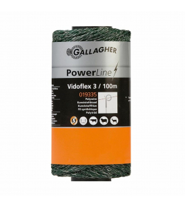 VIDOFLEX 3 POWERLINE GROEN 100M