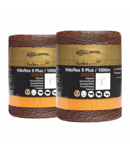 DUOPACK VIDOFLEX 9 TURBOLINE PLUS TERRA 2X1000M ACTIEPRIJS!