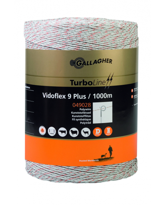 VIDOFLEX 9 TURBOLINE PLUS WIT 1000M