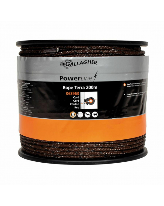 POWERLINE CORD TERRA 200M