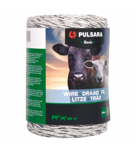 SCHRIKDRAAD BASIC 200 M, WIT