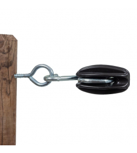 S-ISOLATOR MET HAAK EN OOGBOUT ZWART (30)