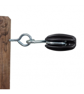 S-ISOLATOR MET HAAK EN OOGBOUT ZWART (5)