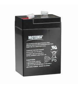 BATTERIJ 6V 4AH VOOR S10, S16, S20