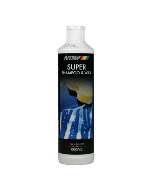 MOTIP SUPER SHAMPOO & WAX 500ML