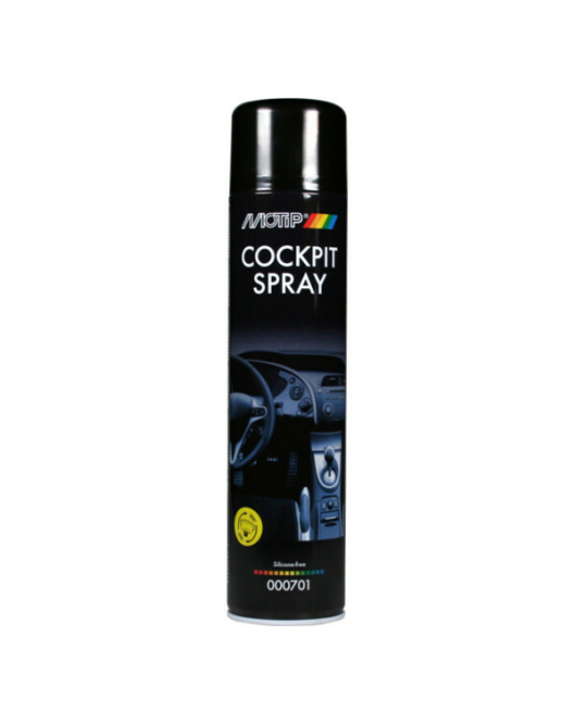 MOTIP COCKPITSPRAY SEMI GLOSS 600ML ZONDER SILICONEN