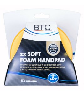 BTC LINE BLUE SOFT FOAM HANDPADS 2 STUKS 100X30MM BTC LINE BLUE SOFT FOAM HANDPADS 2 STUKS 100X30MM