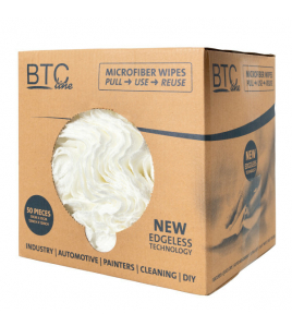 BTC LINE BLUE MICROFIBER WIPES BOX A 50 ST BTC LINE BLUE MICROFIBER WIPES BOX A 50 ST